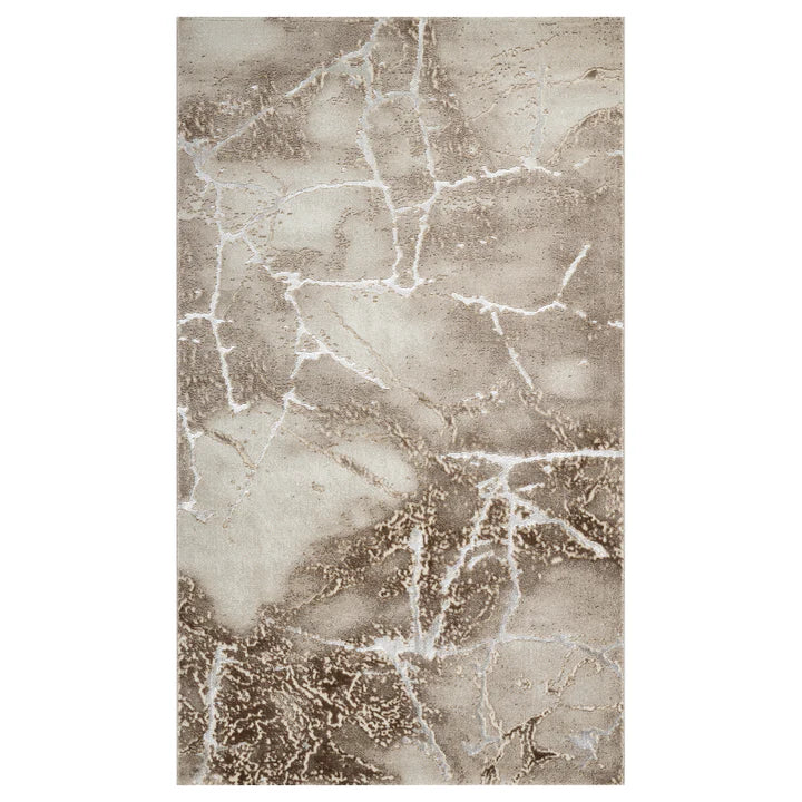 Marmara carpet, dense texture, refined finish, Beige Brown